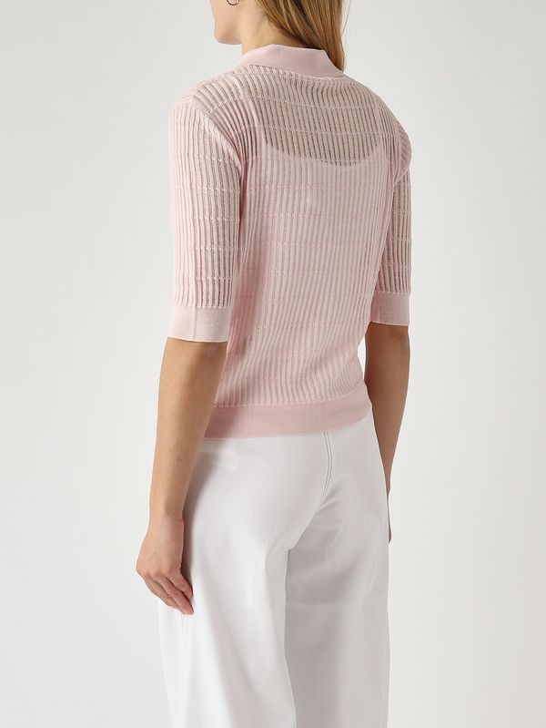 4. Damenpullover von Gallo aus Seide und Wolle Rosa Max Mara Studio 2616361051600