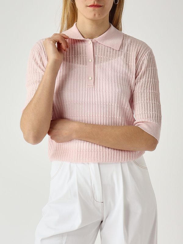 5. Damenpullover von Gallo aus Seide und Wolle Rosa Max Mara Studio 2616361051600
