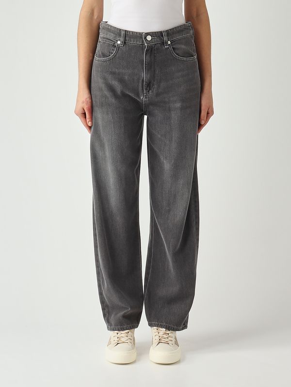 Damenjeans Allegria aus Baumwolle und Viskose Rauchgrau S Max Mara
