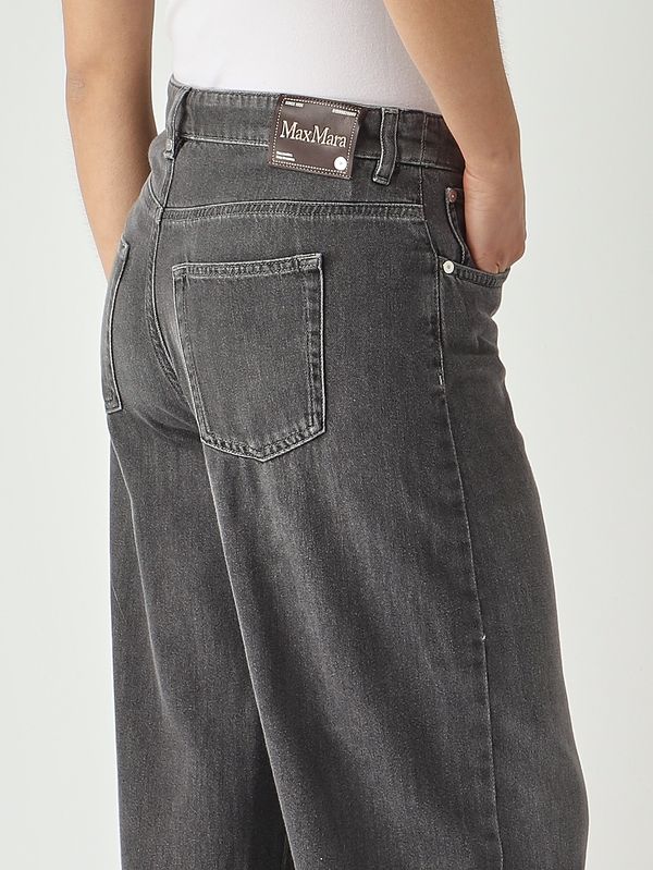 5. Women's Allegria jeans in cotton and viscose Smoke Gray S Max Mara 2619181081600