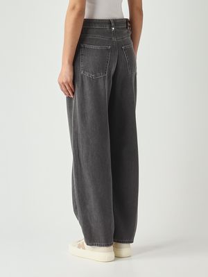 4. Women's Allegria jeans in cotton and viscose Smoke Gray