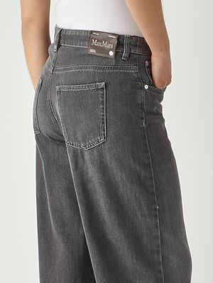 5. Women's Allegria jeans in cotton and viscose Smoke Gray