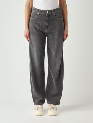 1. Women's Allegria jeans in cotton and viscose Smoke Gray