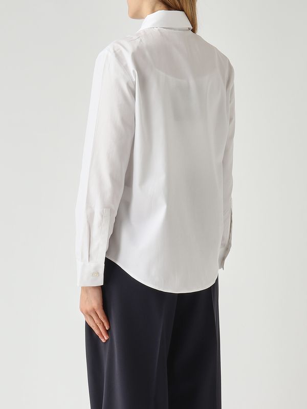 4. Women's Veloce cotton shirt White MM Max Mara 2616111017600