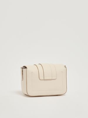 3. Sac H01X Flap Trend en cuir grainé pour femme Yaourt