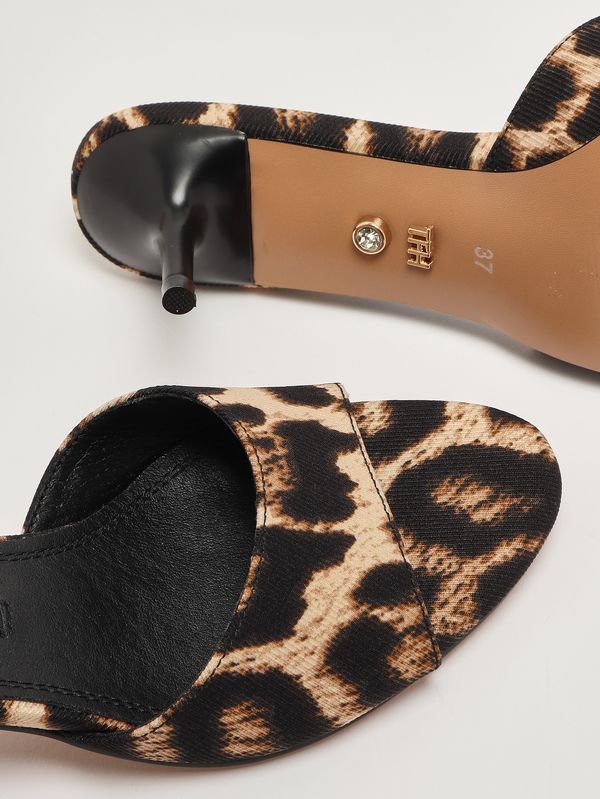 4. Damensandale Tiwa mit Animalprint Animal-Print Twentyfourhaitch s0112