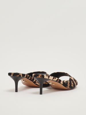 3. Damensandale Tiwa mit Animalprint Animal-Print