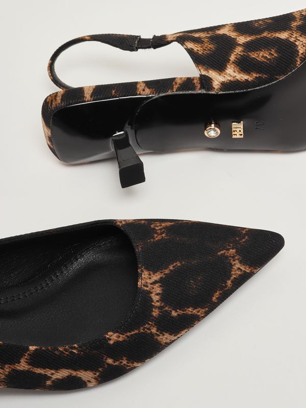 4. Zapato de salón de mujer Sinai en tejido animal print Estampado animal Twentyfourhaitch s0068
