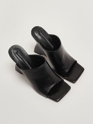 2. Damen-Keilschuh Zanzibar aus Kunstleder Schwarz