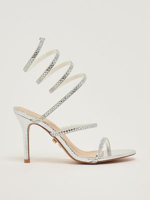 1. Women's Zeja sandal in crystal mesh Silver