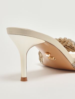 5. Damensandale Sorgeta mit Strass Gold
