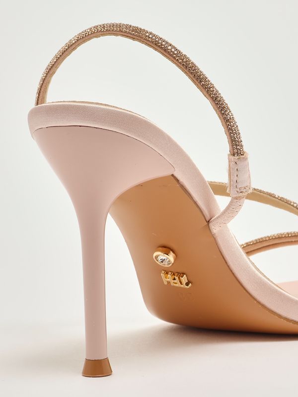 5. Sandale femme Flamenco en satin et strass Poudre Twentyfourhaitch s0092