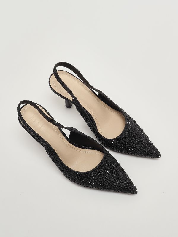 2. Escarpins femme Eindhoven avec strass Noir Twentyfourhaitch sh376