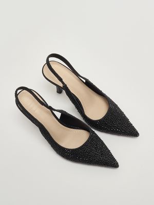 2. Escarpins femme Eindhoven avec strass Noir