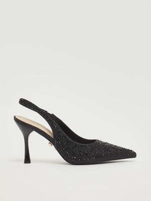 1. Escarpins femme Eindhoven avec strass Noir