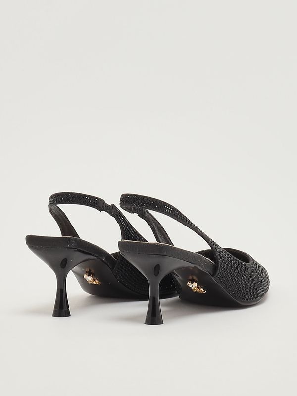 3. Escarpins femme Phuket en maille de cristaux Noir Twentyfourhaitch s0102