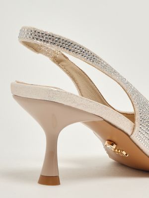 5. Décolleté donna Phuket in crystal mesh Cipria