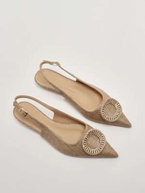 2. Ballerina donna Malvarosa in canvas Oro
