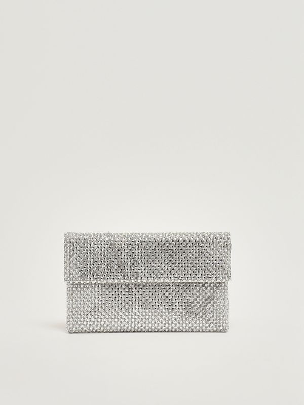4. Bolso para mujer Morna de malla de cristal Plata Twentyfourhaitch bag0006462p