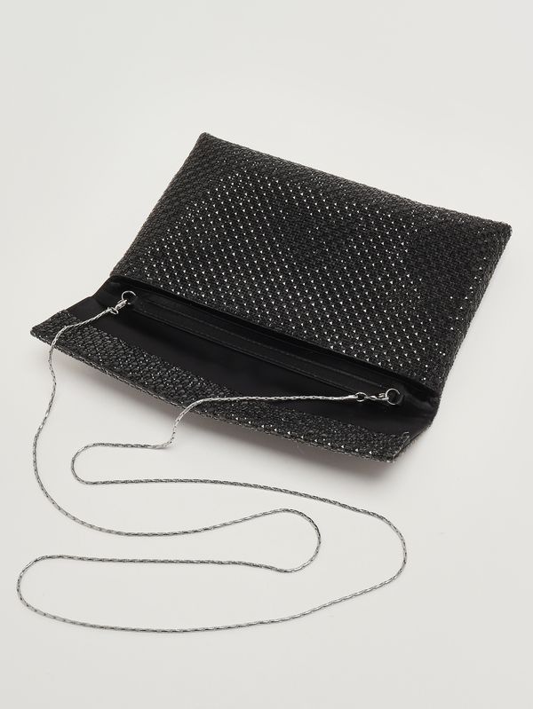 6. Bolso para mujer Morna de malla de cristal Negro Twentyfourhaitch bag0006462p