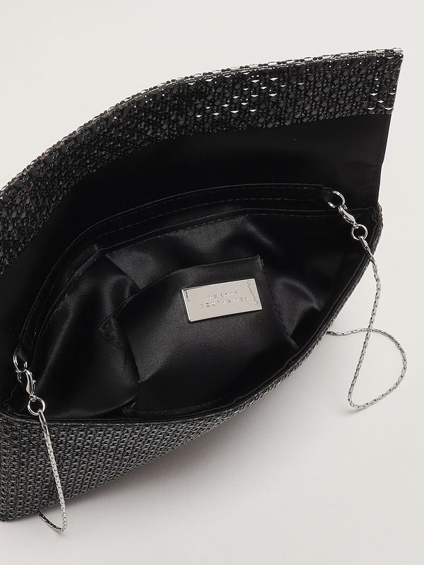 5. Bolso para mujer Morna de malla de cristal Negro Twentyfourhaitch bag0006462p