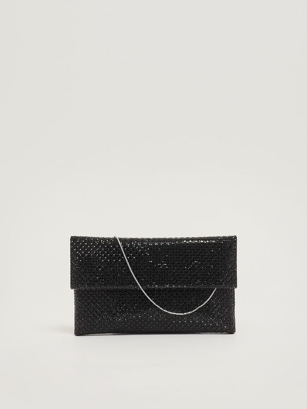 4. Bolso para mujer Morna de malla de cristal Negro Twentyfourhaitch bag0006462p