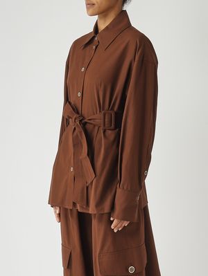 3. Camisa de mujer Cheryl de algodón Marrón