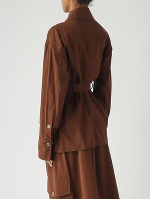 4. Camisa de mujer Cheryl de algodón Marrón