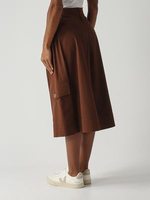 4. Damen-Bermuda Patricia aus Baumwolle Braun