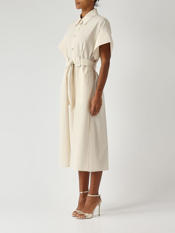 3. Damenkleid Alesha aus Baumwolle Elfenbein Pinko 106309a2er