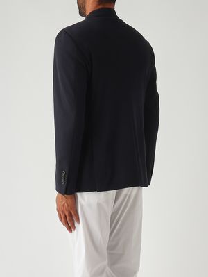 4. Blazer para hombre Iconic en mezcla de viscosa Azul marino