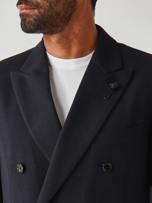 5. Blazer para hombre Iconic en mezcla de viscosa Azul marino