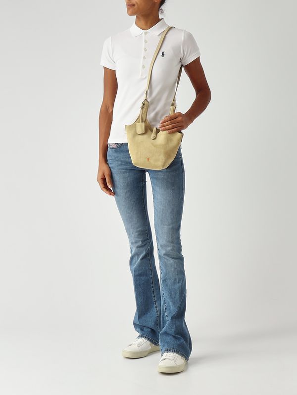 2. Polo de mujer Julie de corte entallado en piqué de algodón elástico Blanco Polo Ralph Lauren 211870245