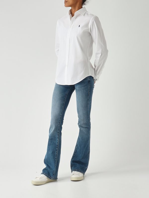 2. Damen-Slim-Fit-Hemd aus Baumwolle Weiß Polo Ralph Lauren 211891376