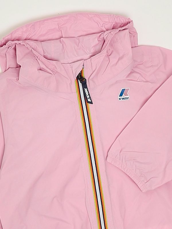 3. Newborn Le Vrai 4.0 Claudine jacket in nylon Pink K-Way k2137xw