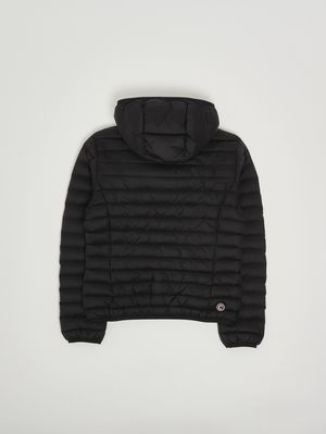 2. Piumino bambina in nylon Nero