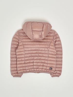 2. Piumino bambina in nylon Rosa Antico
