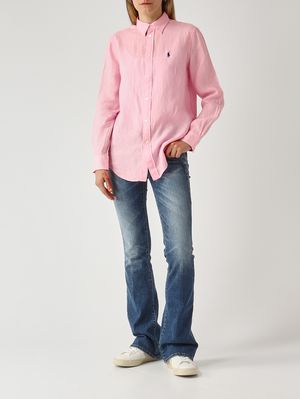 2. Women's classic-fit linen shirt Rosa