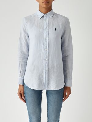 1. Women's classic-fit linen shirt Celeste