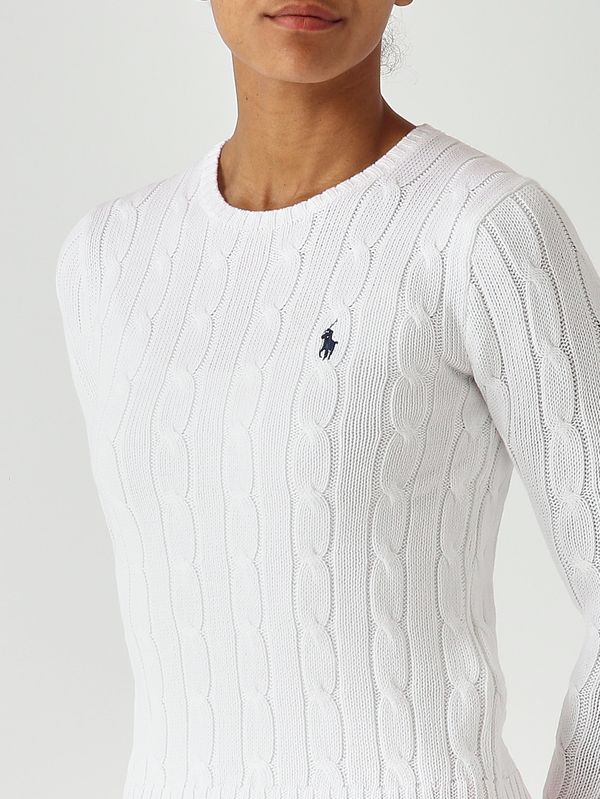 5. Damenpullover Julianna Slim Fit aus Better Cotton Weiß Polo Ralph Lauren 211971869