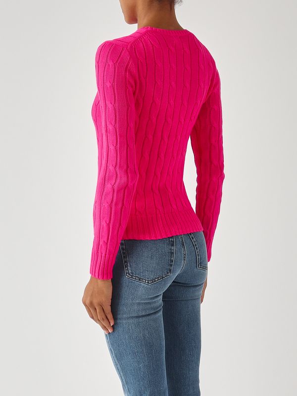 4. Damenpullover Julianna Slim Fit aus Better Cotton Magenta Polo Ralph Lauren 211971869