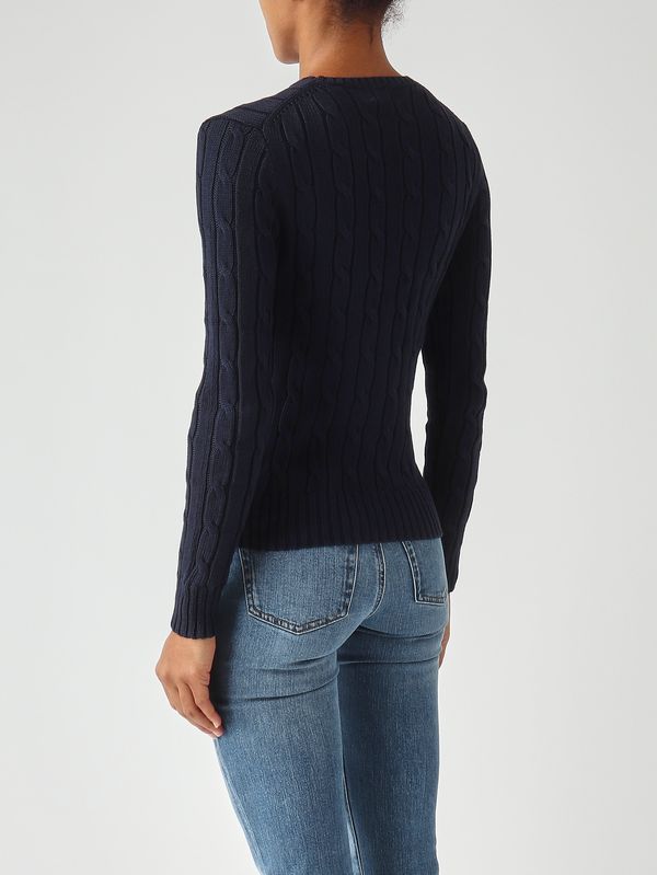 4. Damenpullover Julianna Slim Fit aus Better Cotton Marineblau Polo Ralph Lauren 211971869