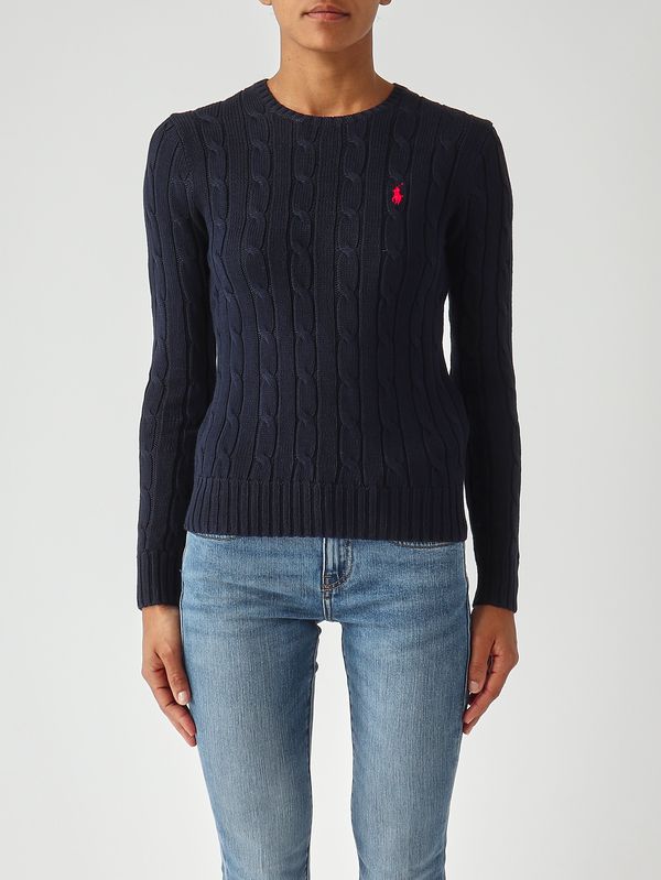 1. Damenpullover Julianna Slim Fit aus Better Cotton Marineblau Polo Ralph Lauren 211971869