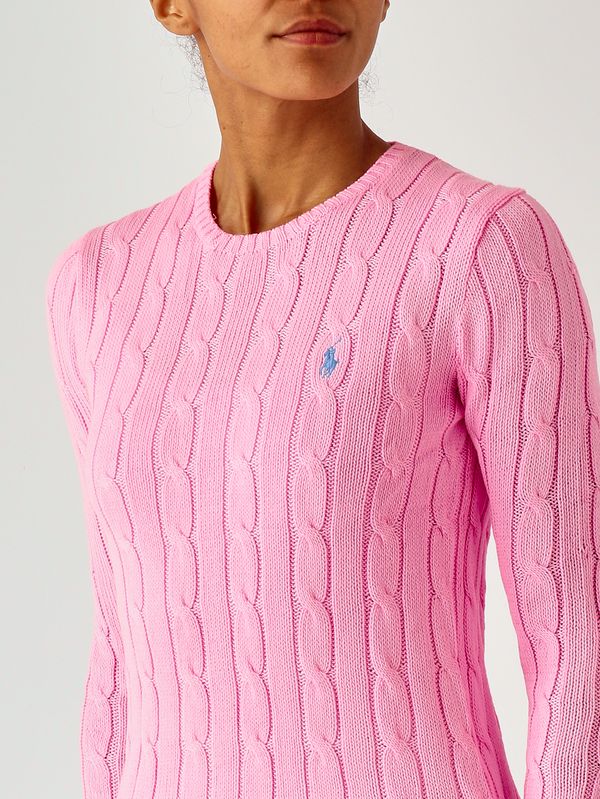 5. Pull femme Julianna coupe slim en Better Cotton Rose Polo Ralph Lauren 211971869
