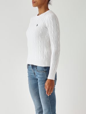 3. Damenpullover Julianna Slim Fit aus Better Cotton Weiß