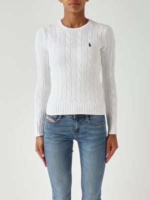 1. Damenpullover Julianna Slim Fit aus Better Cotton Weiß