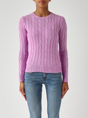 1. Damenpullover Julianna Slim Fit aus Better Cotton Lila