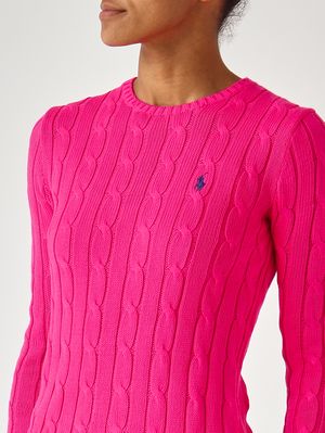 5. Damenpullover Julianna Slim Fit aus Better Cotton Magenta