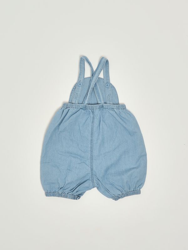 2. Newborn cotton romper Denim Stella McCartney tya012z0161
