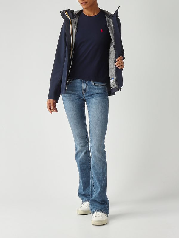 2. Camiseta de mujer entallada de punto de algodón Azul marino Polo Ralph Lauren 211b14605